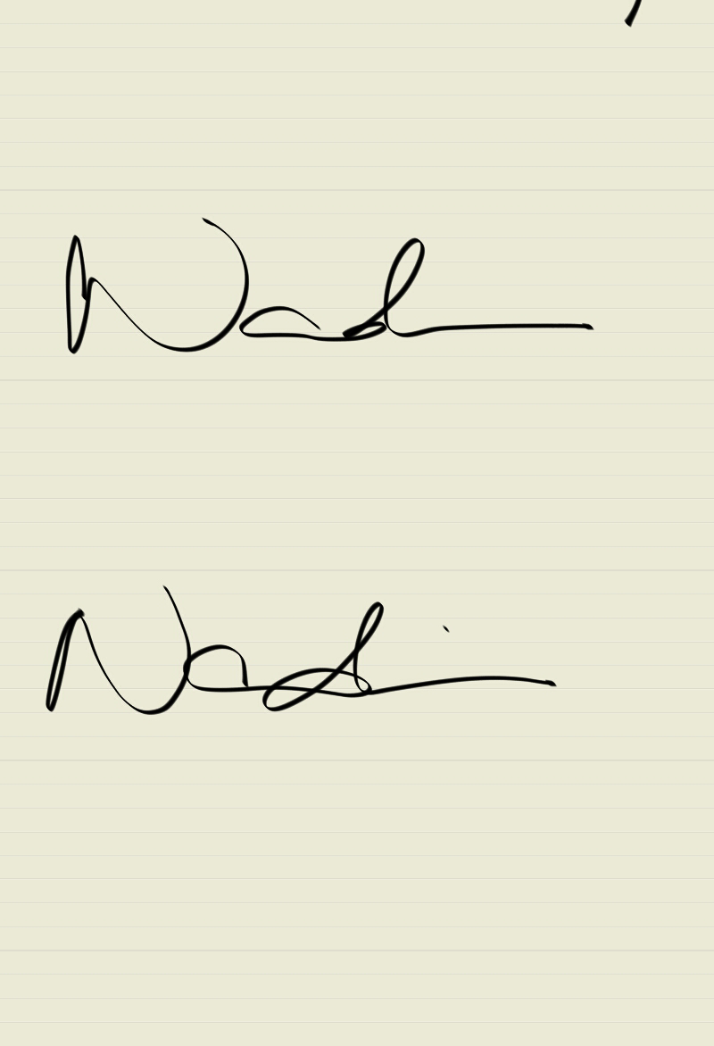 my new signature