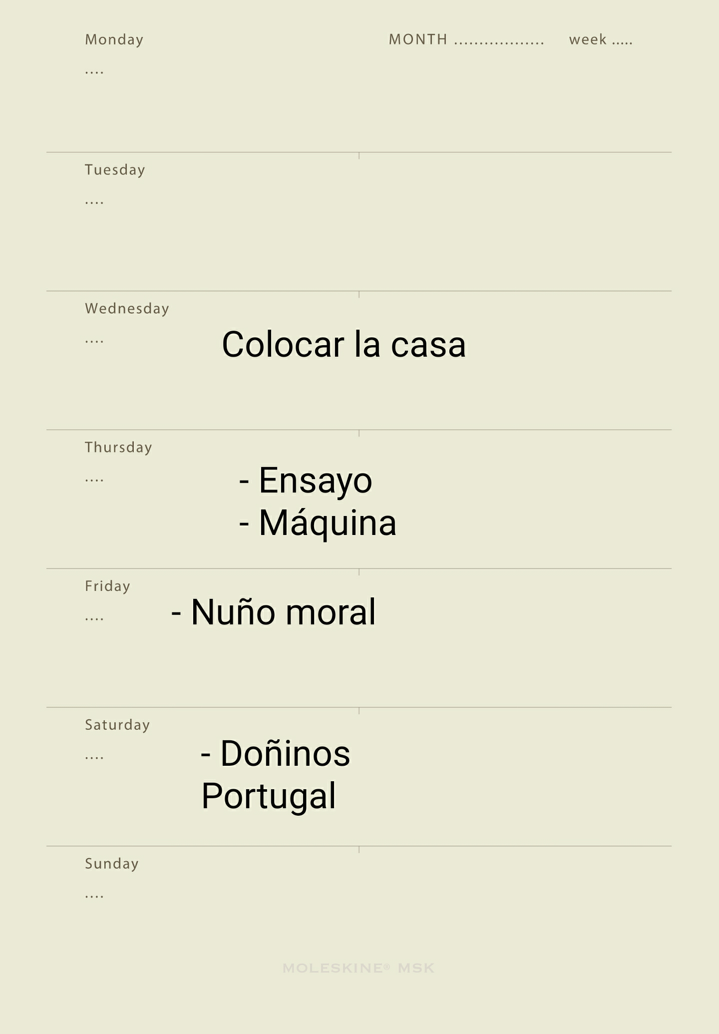 pendiente