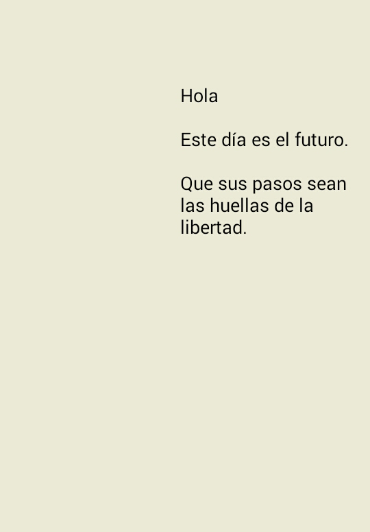 La hora de la comida.