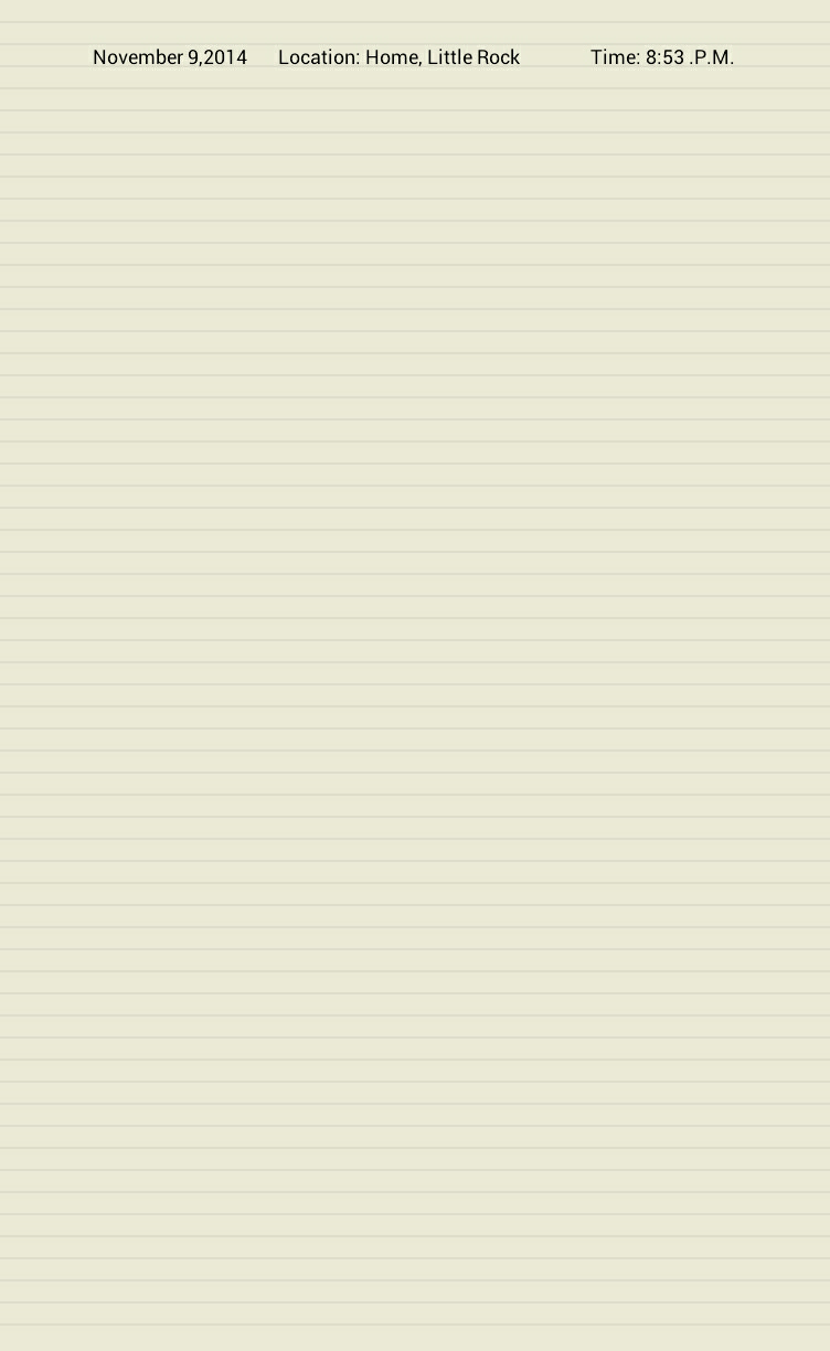 November 9, 2014    9:05 .P.M.