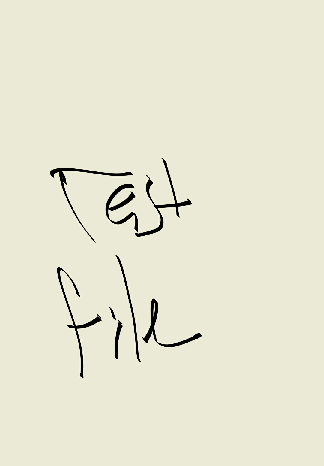 test file