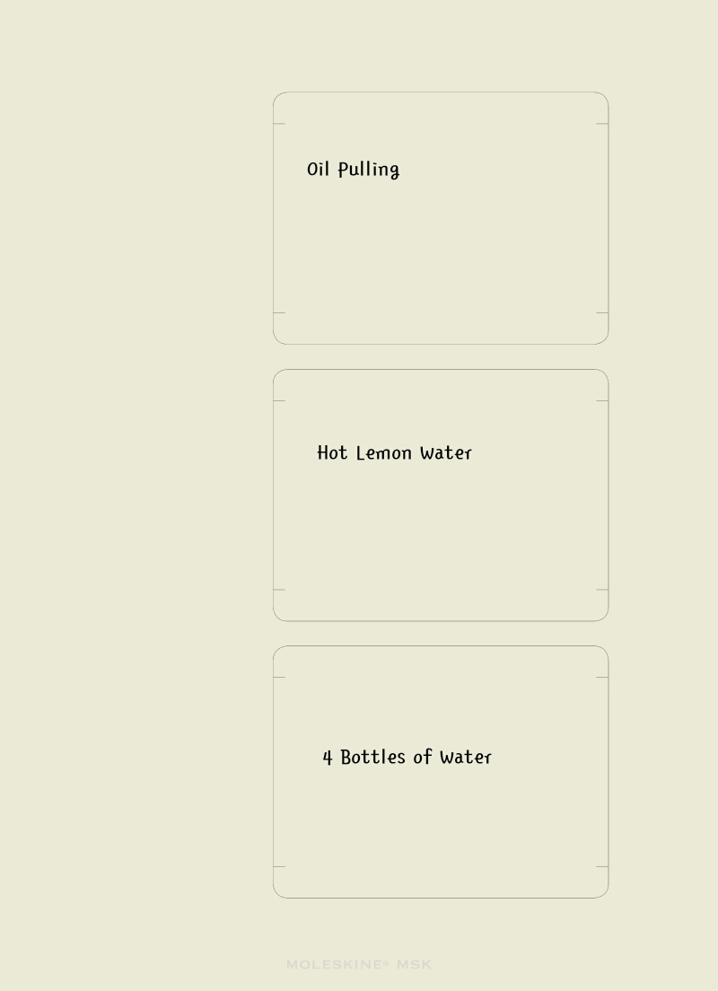 Project ME – Daily Tasks