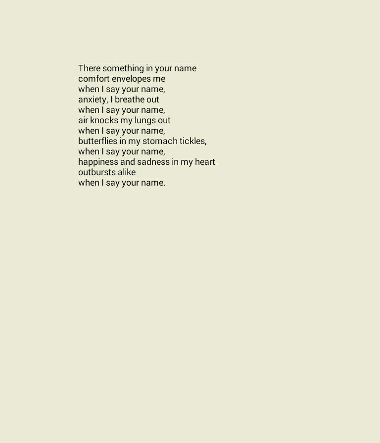 Poem 1