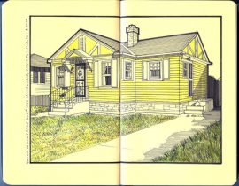 Butter Yellow Frame House ii
