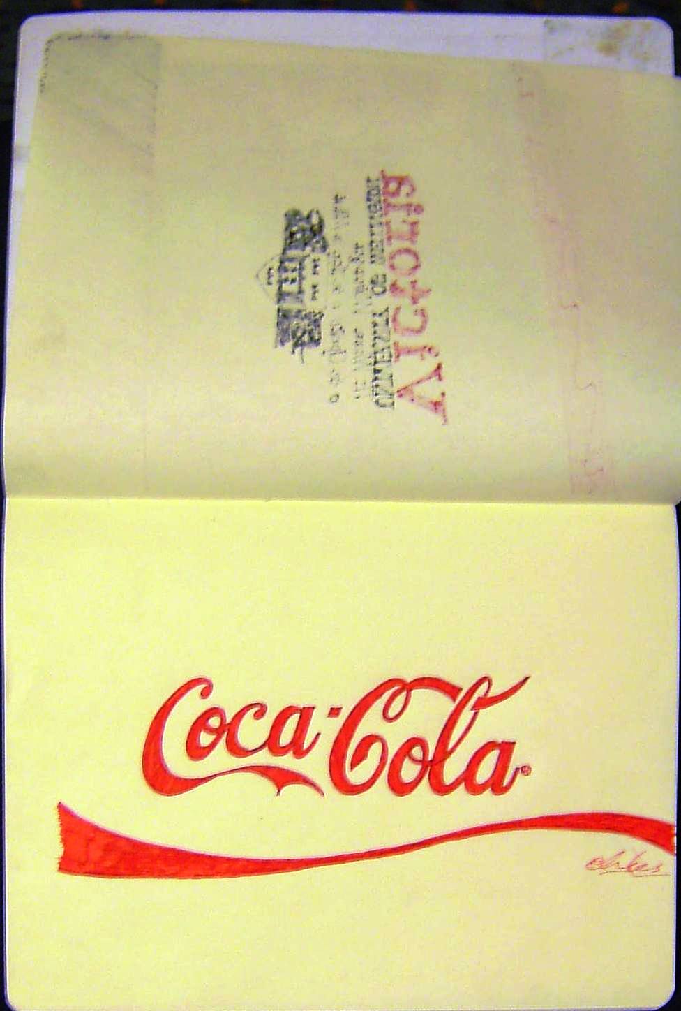 Coca Cola drawing