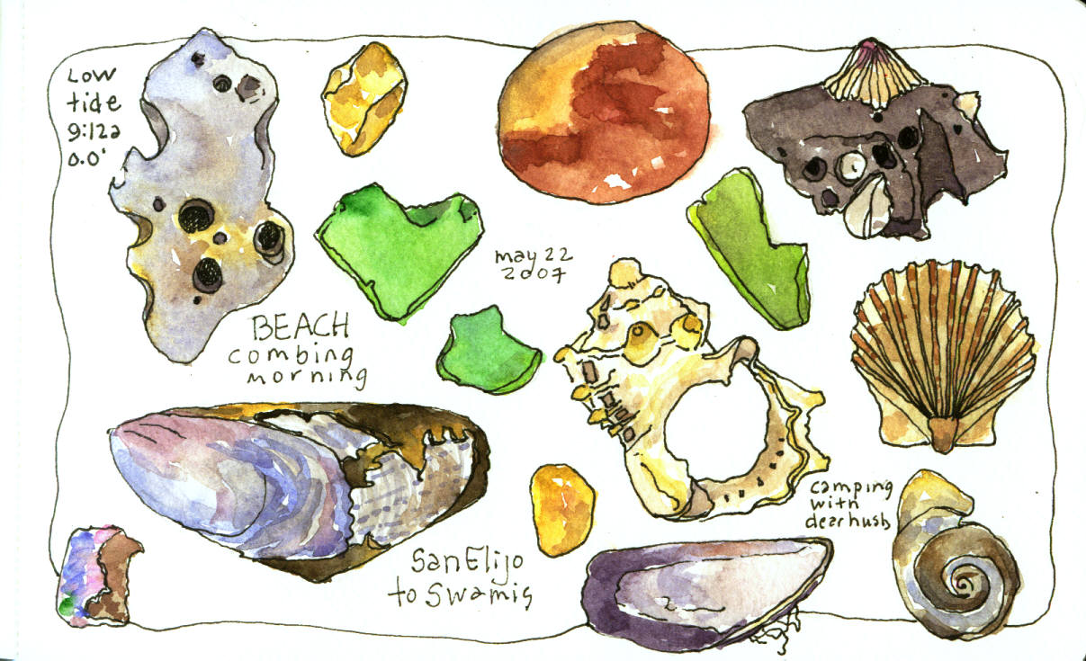 beach combing