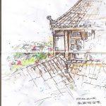 Lijiang old town- live sketch