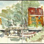 Sketch from a hike – Denmark