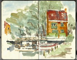 Sketch from a hike – Denmark