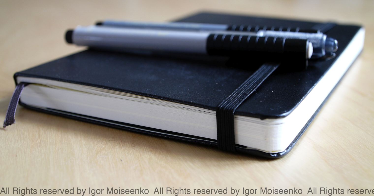 my first moleskine