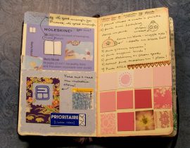 Inside cover of my first Moleskine