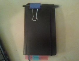 Pocket Moleskine Penholder