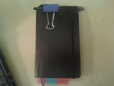 Pocket Moleskine Penholder