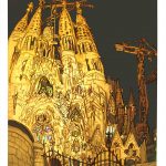 Barcelona- Sagrada Família painted