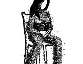 Woman in a chair