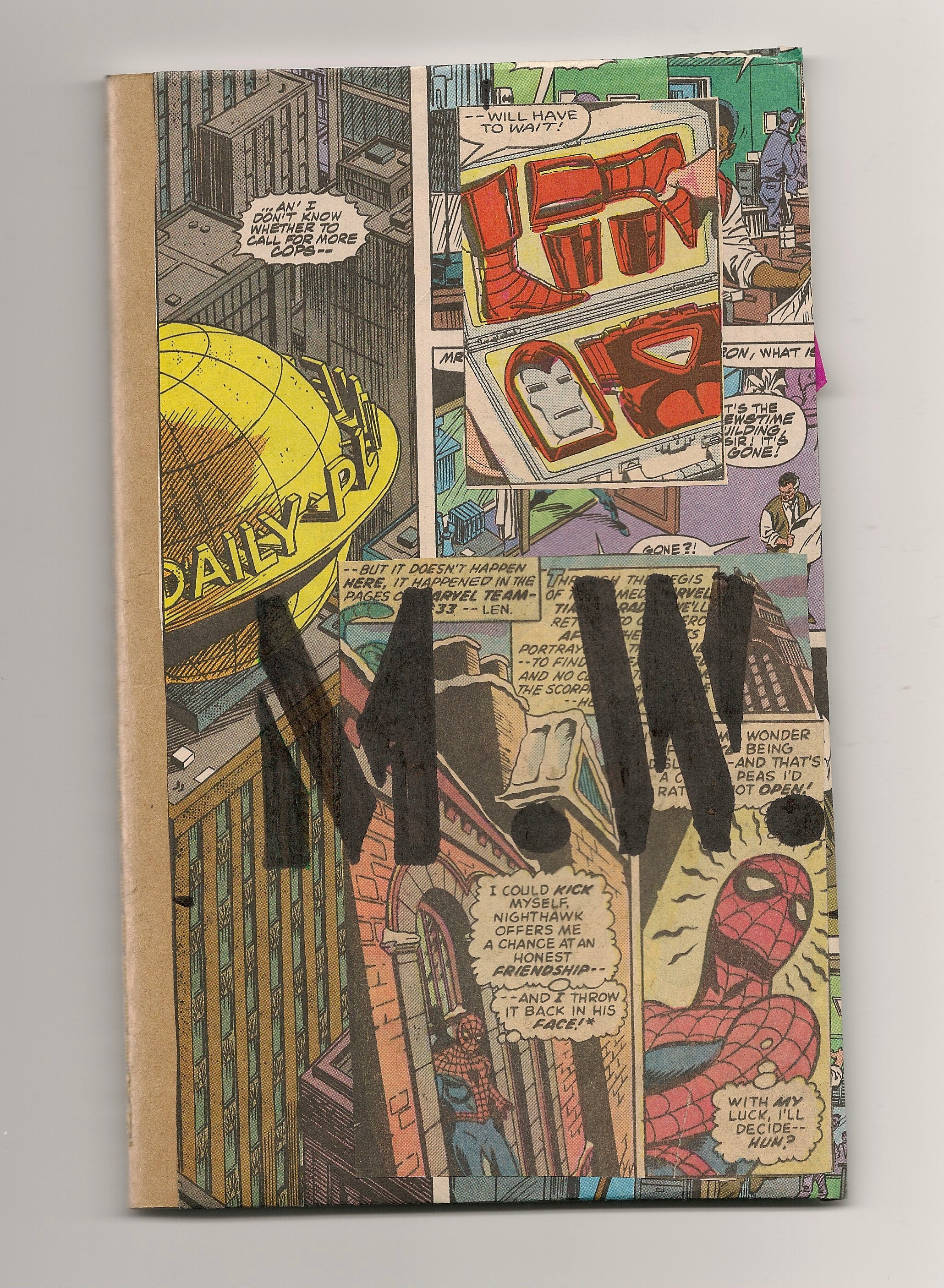 comic book collage