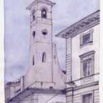 Firenze – The bell tower of the Church of Saints Michele and Gaetano