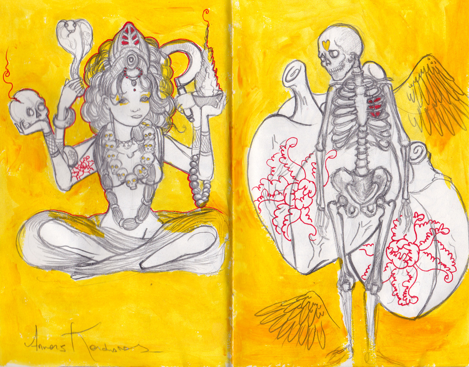 Diosa Kali y la muerte