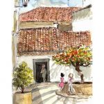 croquis sur le vif: Faro – Portugal