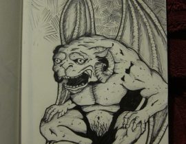 gargoyle sketch