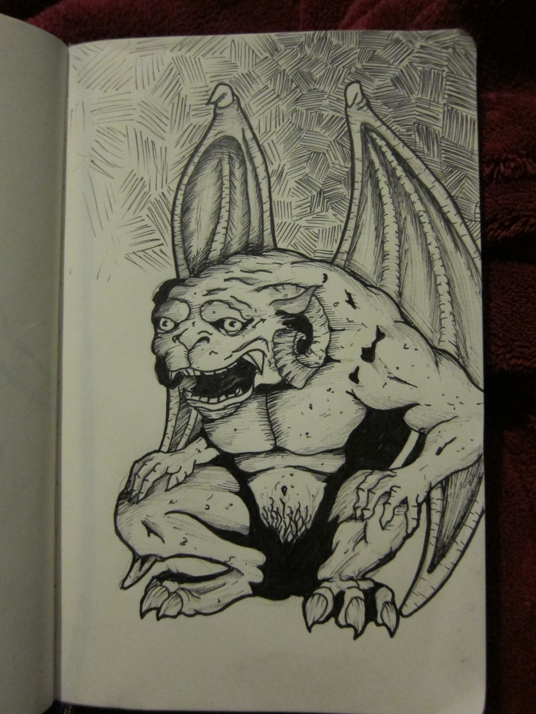 gargoyle sketch