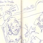 croquis de métro parisien