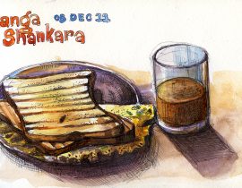Breakfast at Ranga Shankara – Bangalore, india