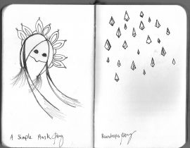 A Simple Mask and Raindrops