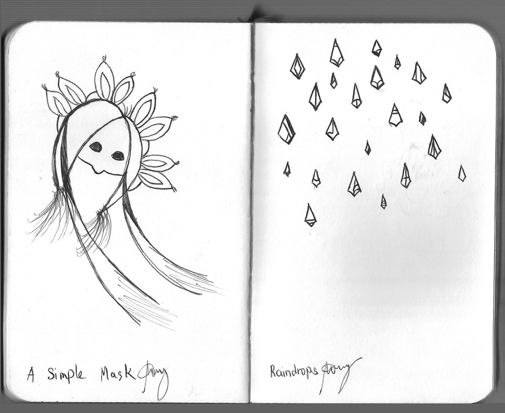 A Simple Mask and Raindrops