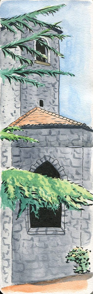 Fragment of Dominican monastery in Rijeka