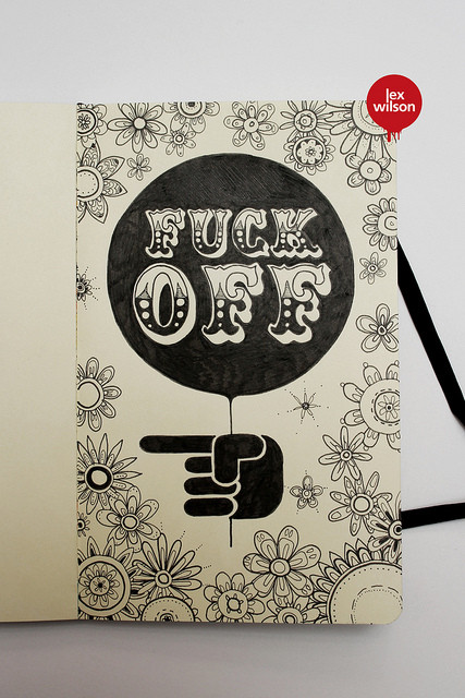 Moleskine Illustration: F-Off