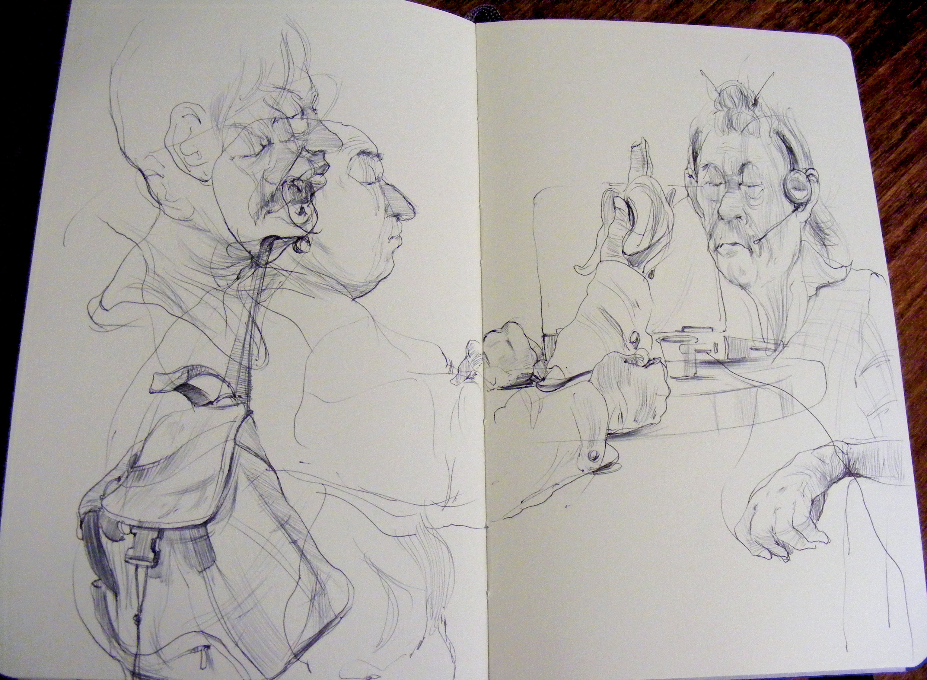 Coffee Shop Sketching