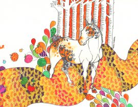 Orange horse-Anneris Kondratas