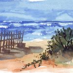 Beach fence