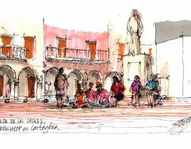 “Urban Sketching” Workshop in Cartagena