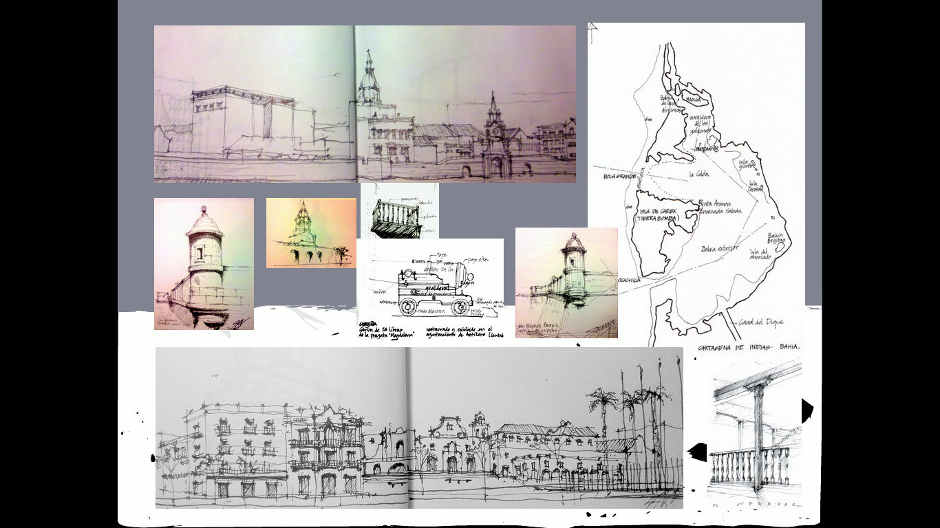 Cartagena de Indias Sketchbook