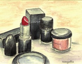 Mac cosmetics illustration