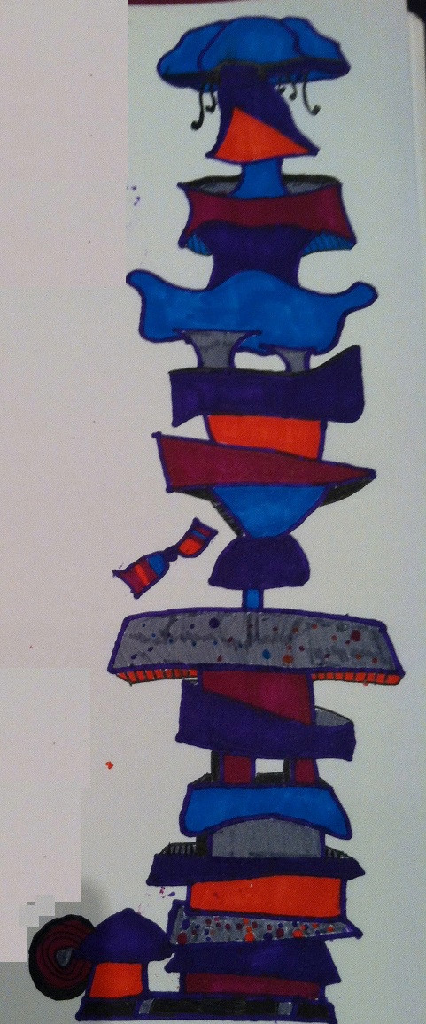 Sketchbook: Stacking tower