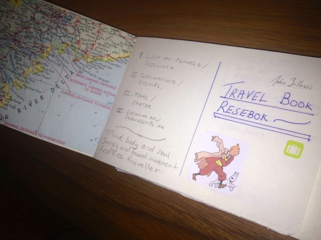 Travel Journal on the side