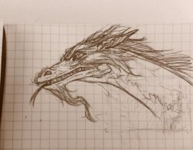 Lunchtime Moleskine Dragon