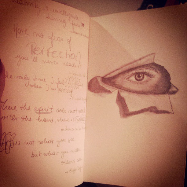 There’s an eye in my moleskine!