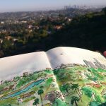 LA view from Griffith Park- Sketch+Photo