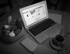 Morning desk B&W