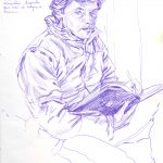 Self portrait with Moleskine