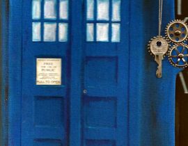 Doctor Who TARDIS custom cover