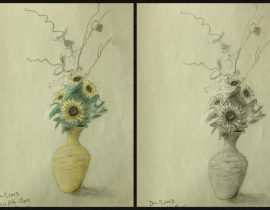 Sun Flowers Collage