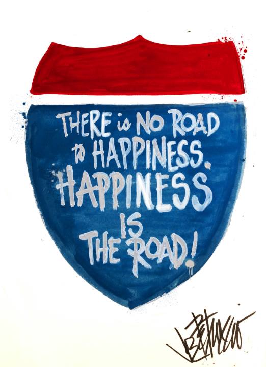 The road to happiness