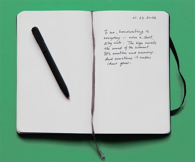 to me, handwriting is…