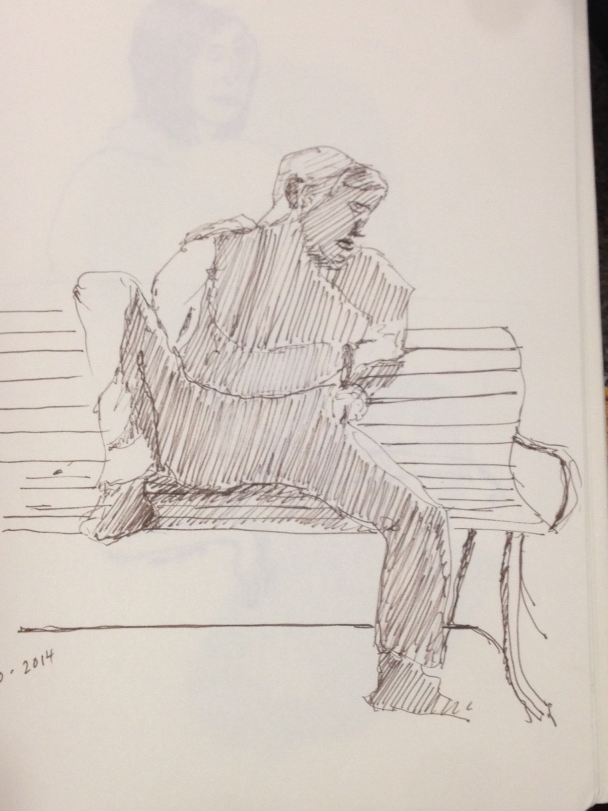 Gesture Sketch, archival ink