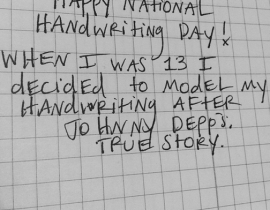 My Handwriting